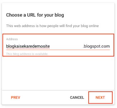Blog URL choose kare