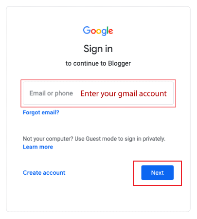 gmail account login kare