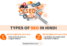 एसईओ के प्रकार - Types of SEO in Hindi