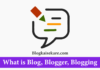 Blog kya hai (what is blog in hindi)