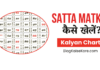 SATTA MATKA: How to Play Satta Matka | Kalyan Chart